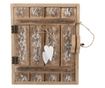 Brown Wooden Key Box 24x7x30 cm thumbnail 1