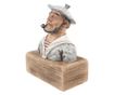 Multicolor Wooden Sailor Figurine 19x11x24 cm thumbnail 1