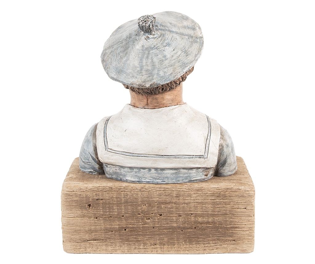 Multicolor Wooden Sailor Figurine 19x11x24 cm - 3