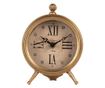 Gold Metal Table Clock 11x5x15 cm thumbnail 1