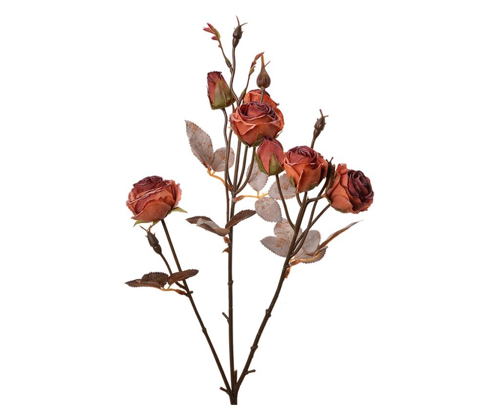 Orange Brown Artificial Roses 16x9x73 cm - 2
