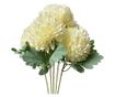 White and Green Artificial Chrysanthemums 22x14x43 cm thumbnail 2