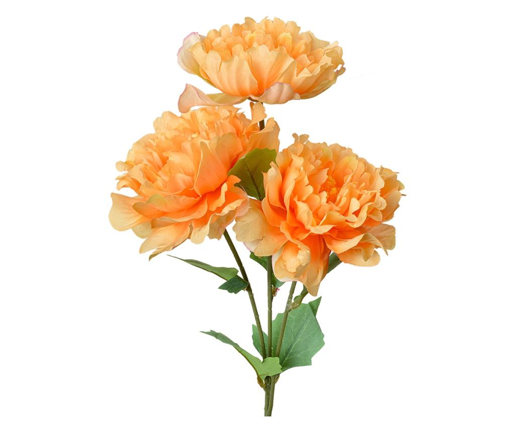 Artificial Orange Green Flower 15x10x61 cm - 2