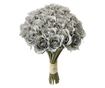 Artificial Grey Rose Bouquet 20x16x30 cm thumbnail 1
