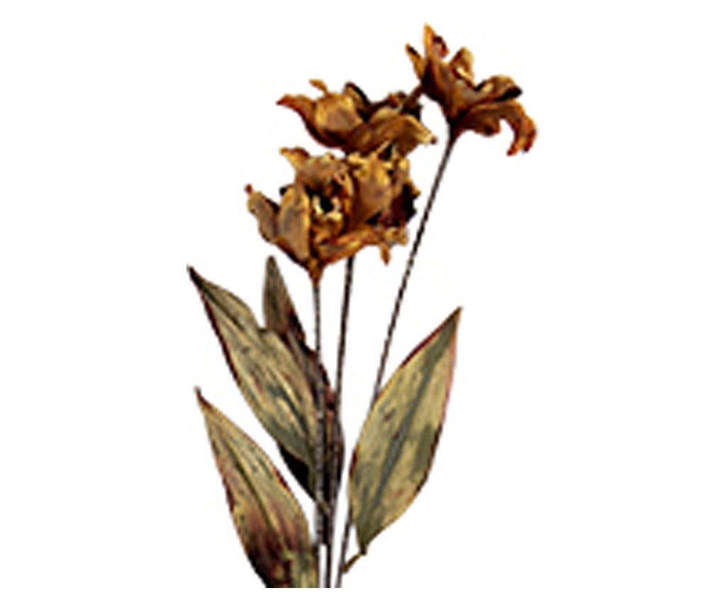 Orange and Green Artificial Flower 8x5x60 cm - 2