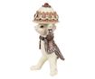 Set of 2 Multicolored Polyresin Christmas Figurines (2) 5x5x11 / 5x5x10 cm thumbnail 2