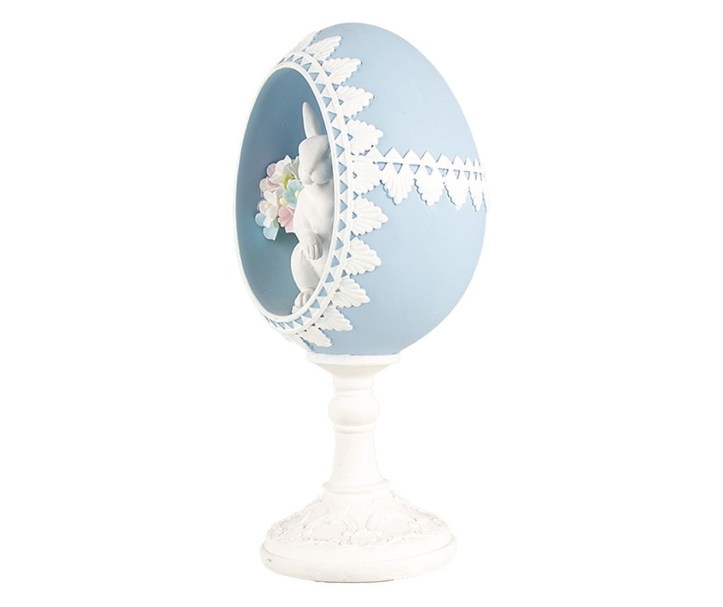 Multicolor Polystone Easter Egg 11x9x21 cm - 3