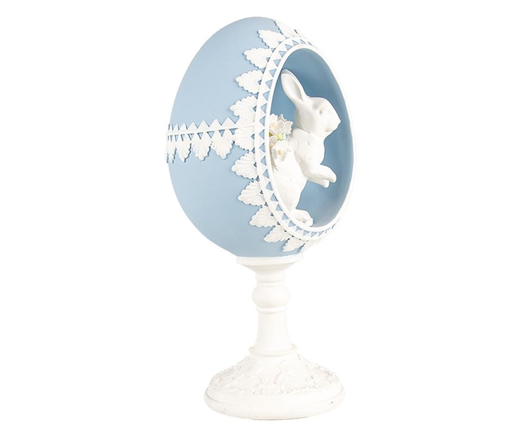 Multicolor Polystone Easter Egg 11x9x21 cm - 4