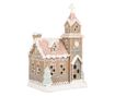 Gingerbread House Christmas Polyresin Multicolored with LED 14x12x23 cm thumbnail 1