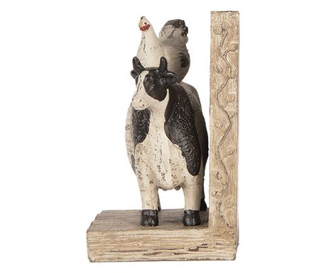 Set of 2 Multicolor Polyresin Bookends 17x10x14 cm