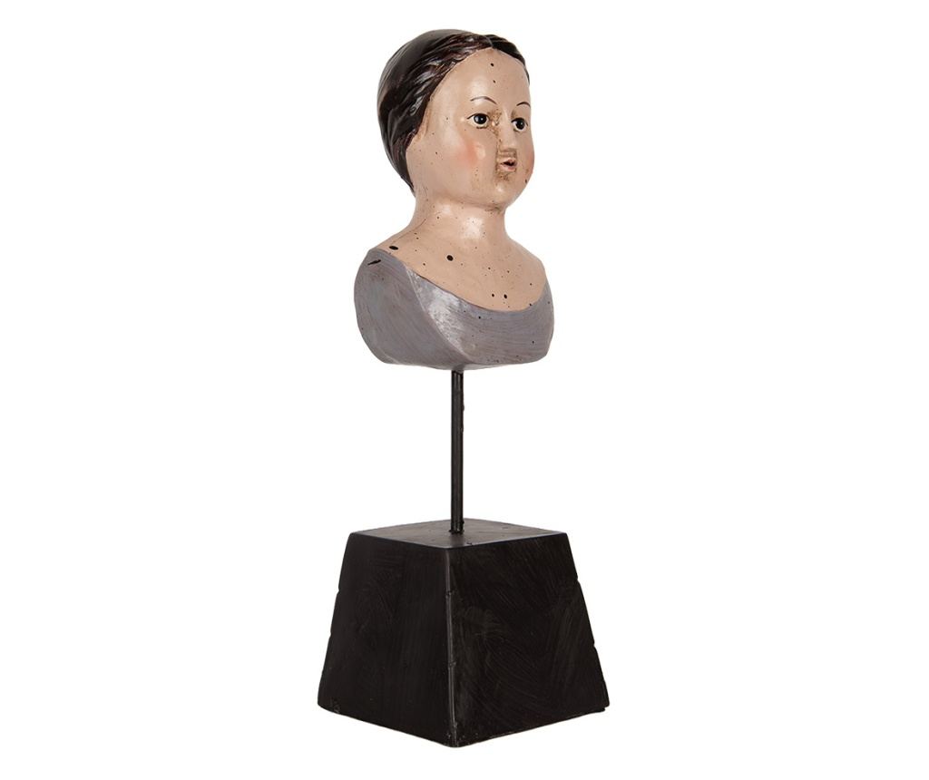 Multicolor Polyresin Woman Figurine 11x11x34 cm - 3