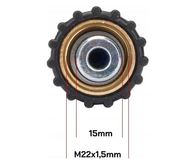 Furtun de presiune 5m pentru spalator, RTMC0029-W1