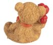 Brown and Red Polyresin Bear Figurine 3x2x4 cm thumbnail 4