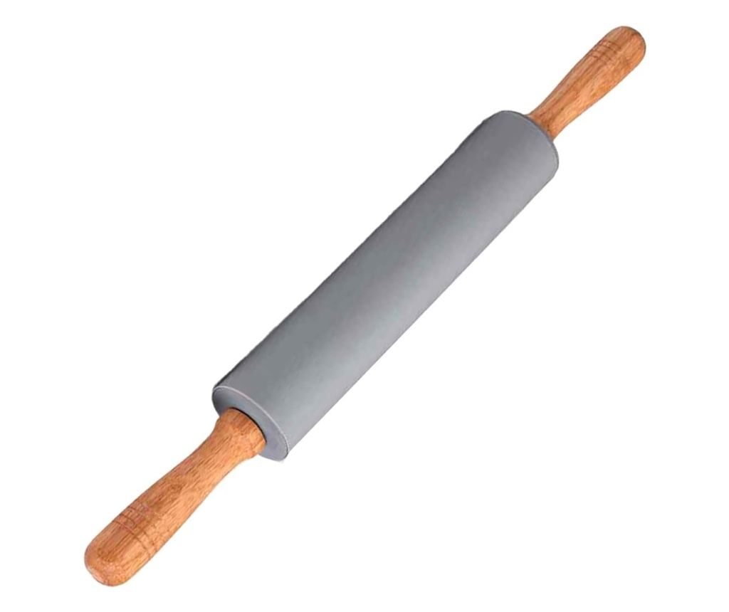 Pufo sodrófa fából és szilikonból, 48 cm, barna-szürke, konyhai és ...