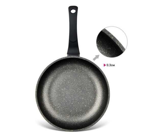 Fissman-Grace mély serpenyő, alumínium, barna/fekete