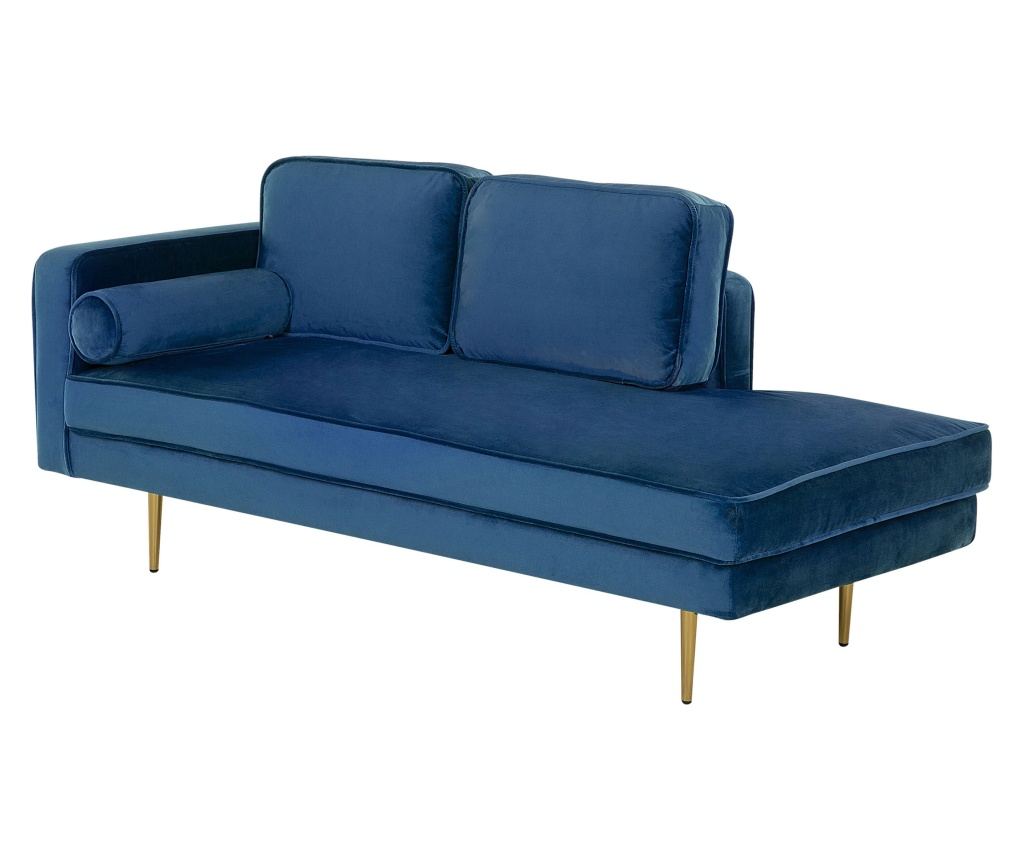 Bal oldali dívány MIRAMAS Bársony Tengerészkék - 4