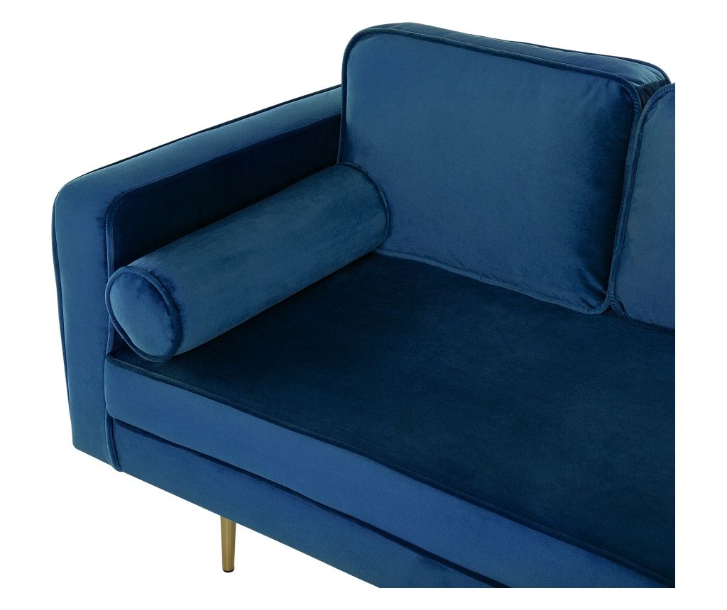Bal oldali dívány MIRAMAS Bársony Tengerészkék - 6