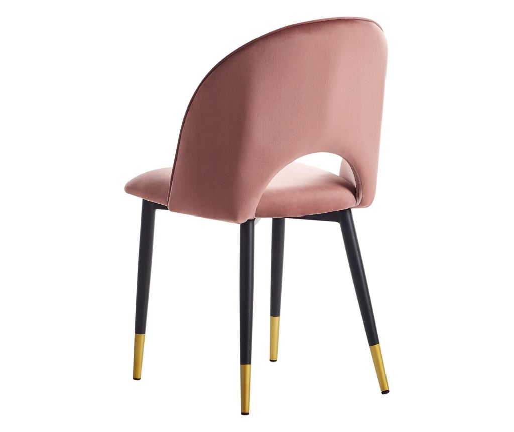 Étkezőszék kétdarabos szettben MAGALIA Bársony Rózsaszín - 6