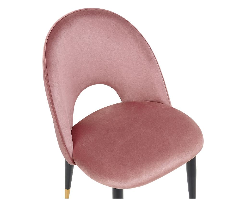 Étkezőszék kétdarabos szettben MAGALIA Bársony Rózsaszín - 7