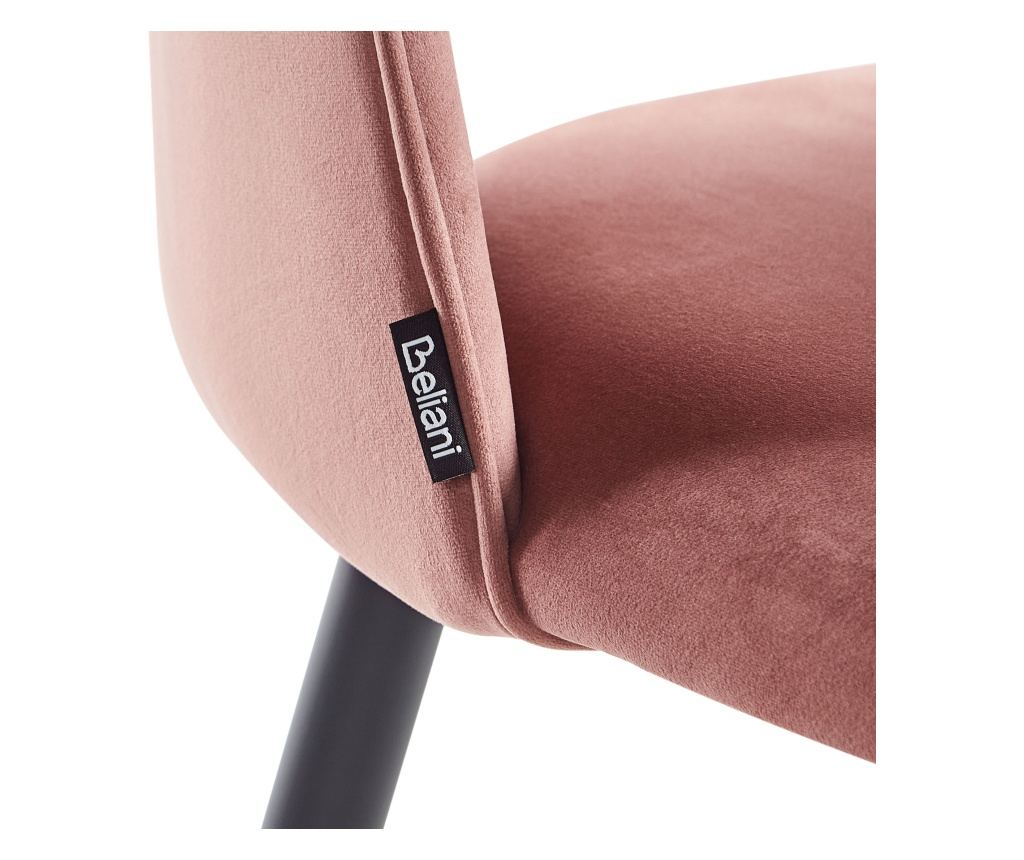 Étkezőszék kétdarabos szettben MAGALIA Bársony Rózsaszín - 8