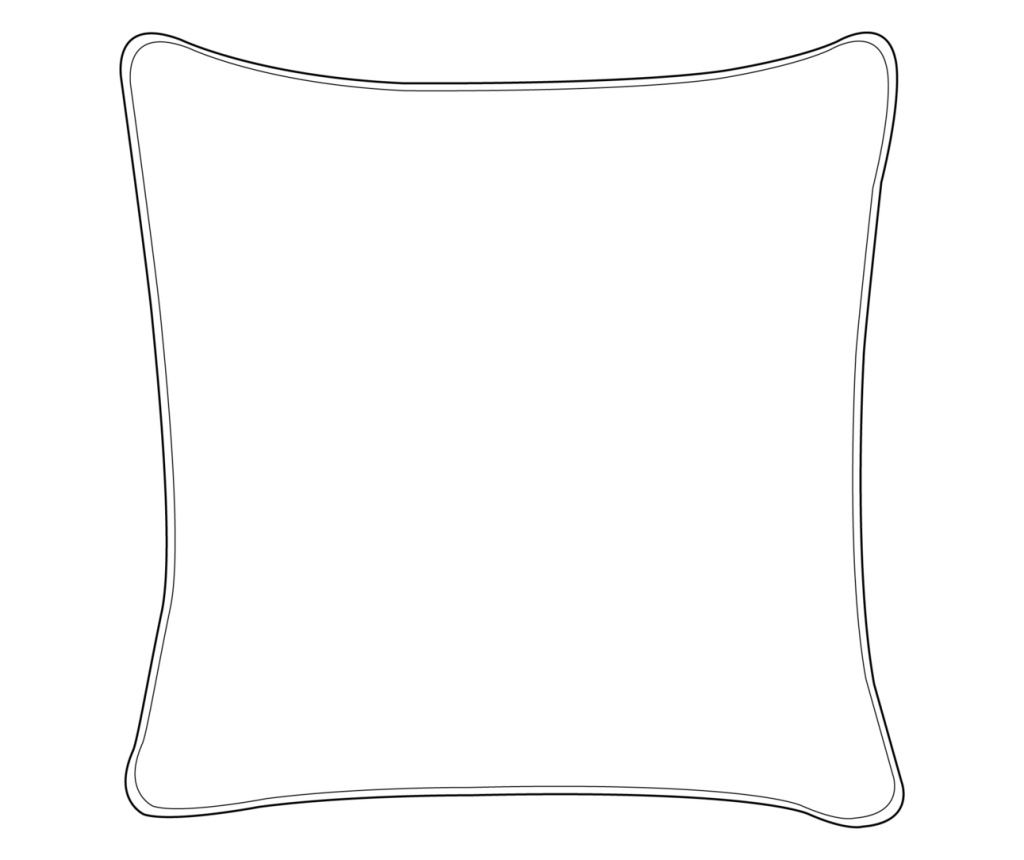 Kültéri díszpárna kétdarabos szettben PIALPETTA Növénymintás 45 x 45 cm Narancssárga - 3