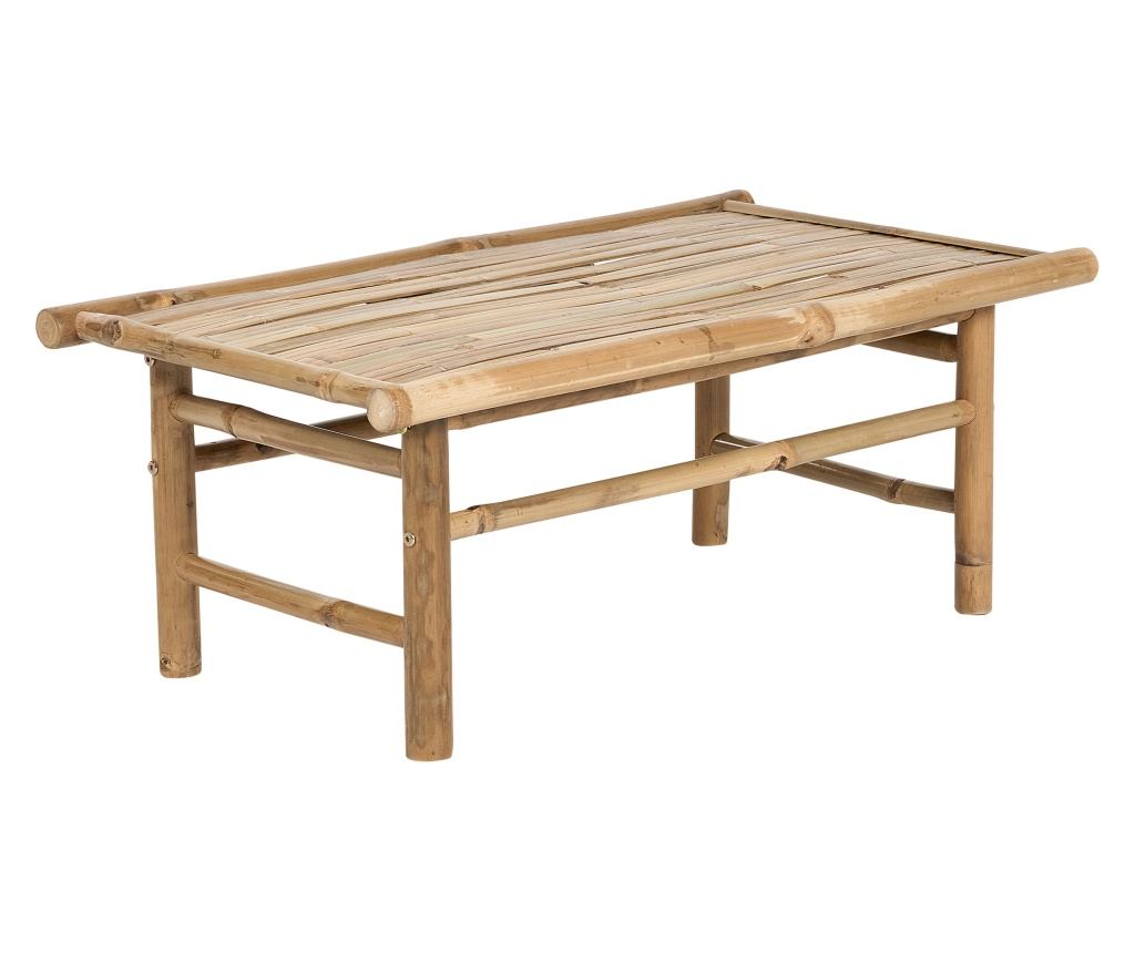 Kerti dohányzóasztal TODI 45 cm 80 cm Bambusz Barna - 1