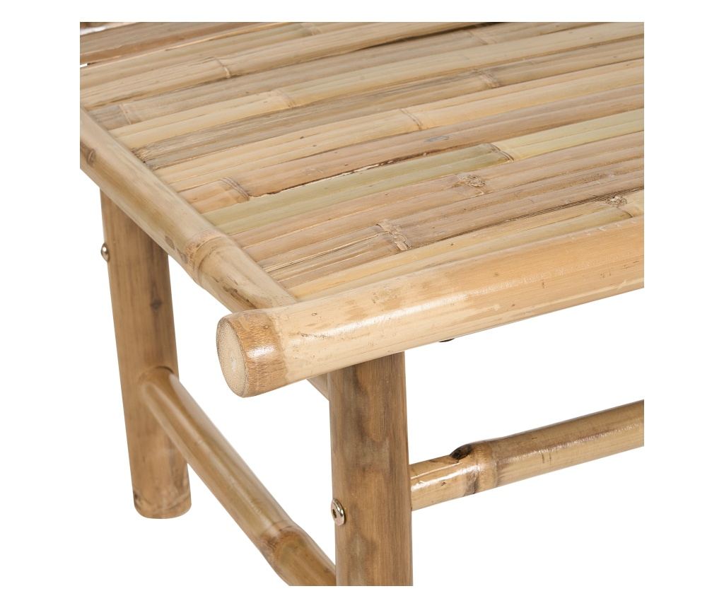 Kerti dohányzóasztal TODI 45 cm 80 cm Bambusz Barna - 10