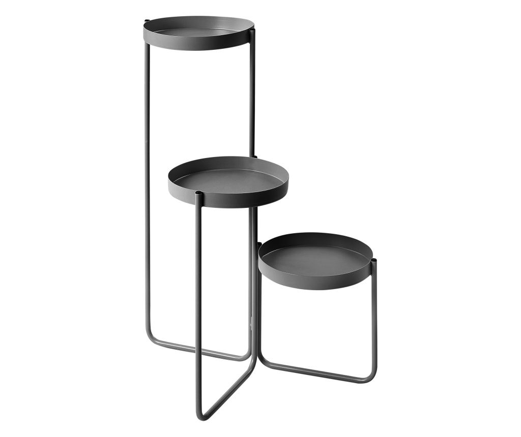 Virágállvány FRAGARIA Fém 42 cm Fekete - 2