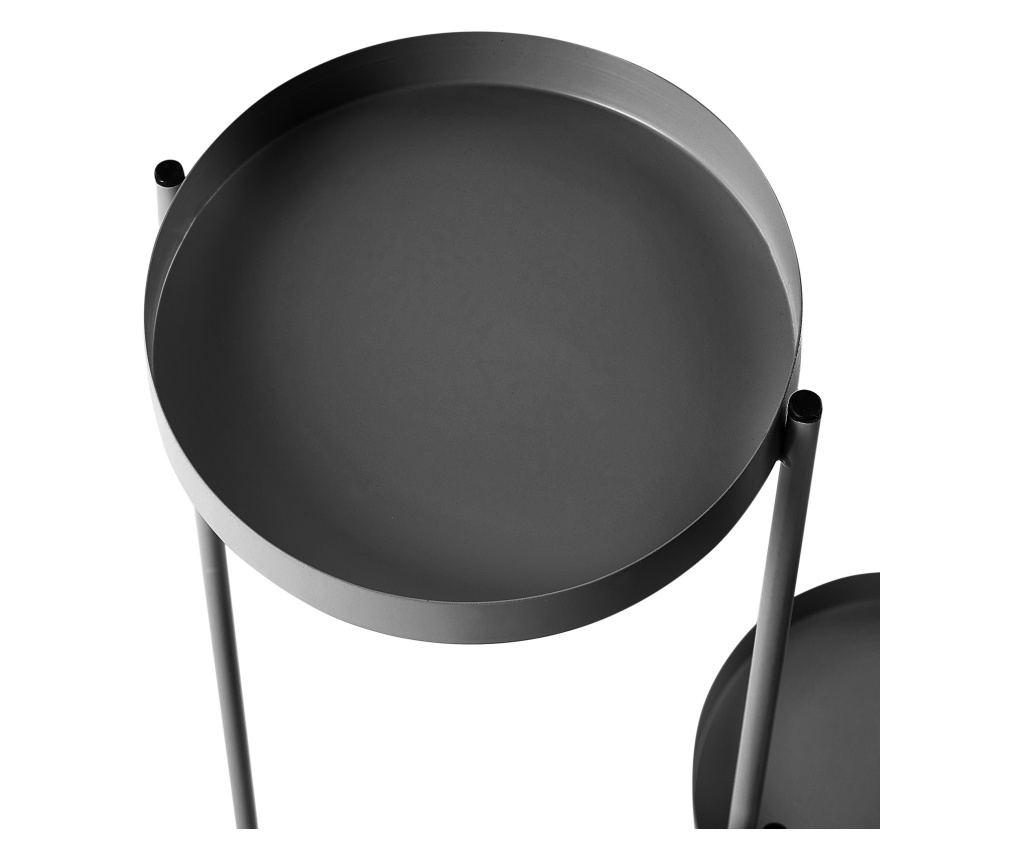Virágállvány FRAGARIA Fém 42 cm Fekete - 6