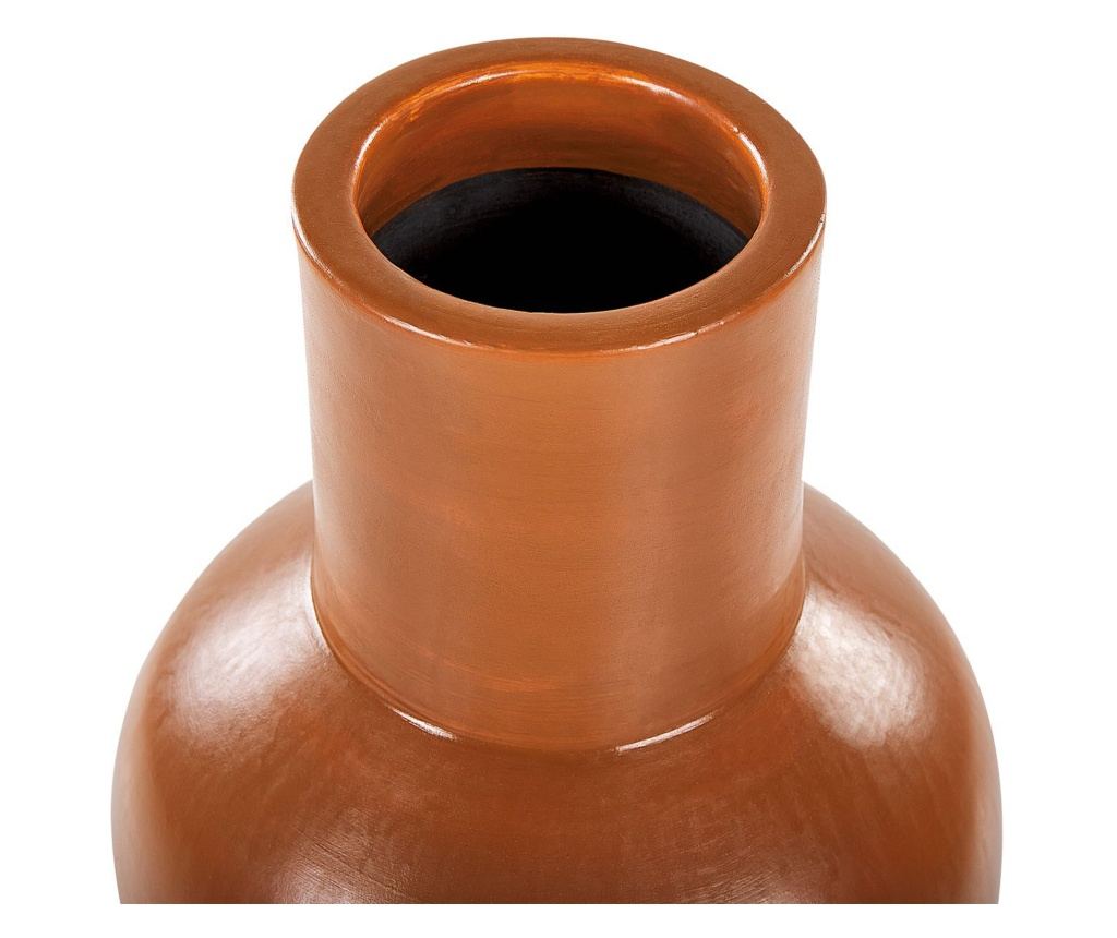 Dekor váza KARFI Kerámia 37 cm Narancssárga - 5