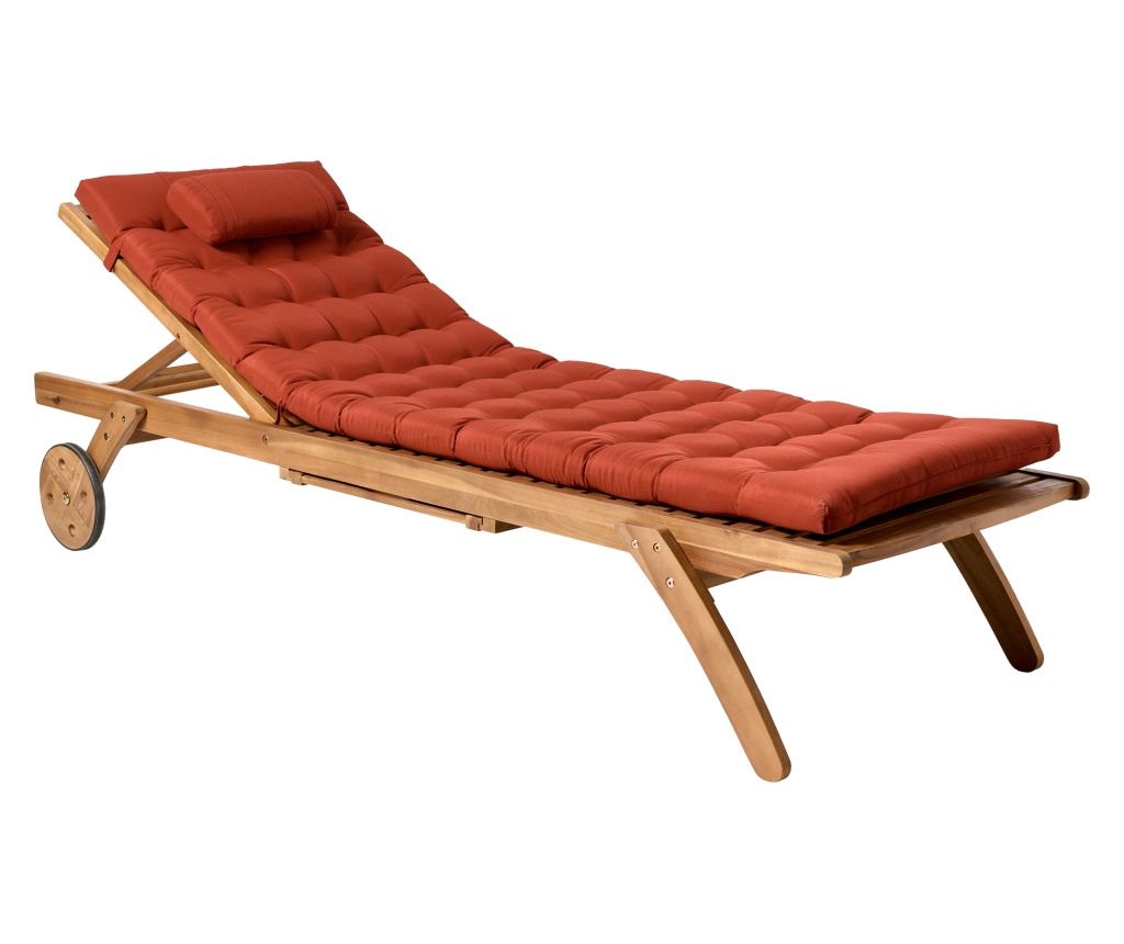 Napozóágy párnával CESANA PREMIUM Akácfa Piros - 2