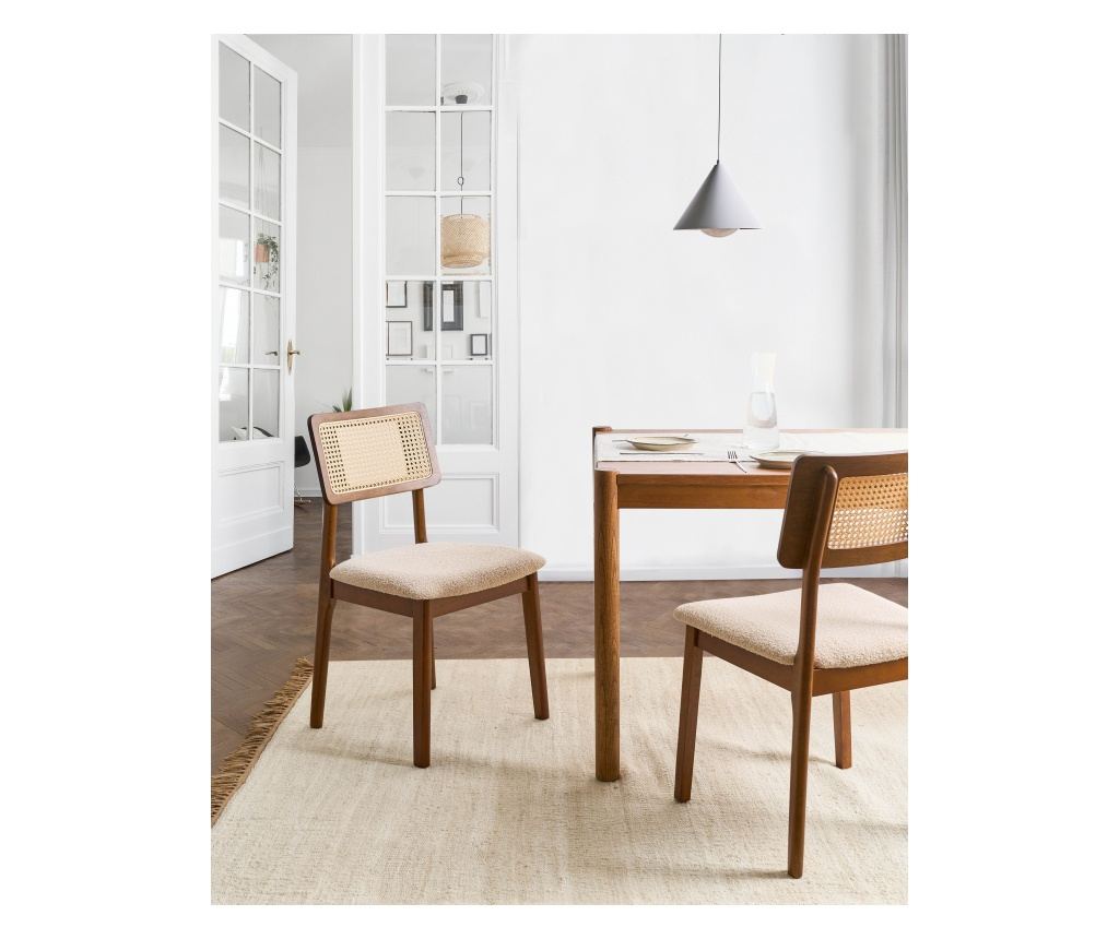 Étkezőszék kétdarabos szettben EMBAR Keményfa Barna - 1