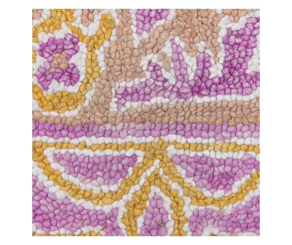 Szőnyeg AVANOS Rózsaszín 80 x 150 cm Gyapjú - 5