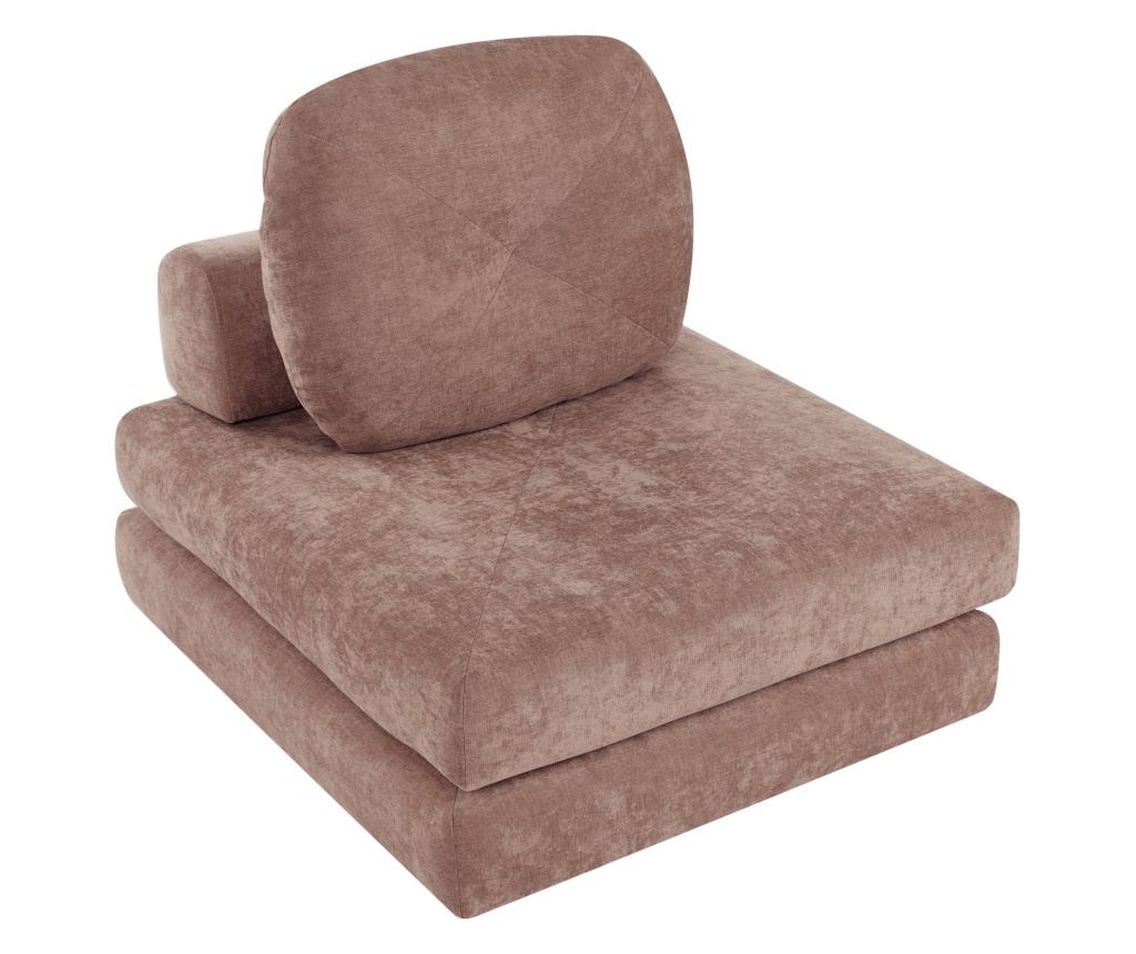 Egyszemélyes kanapéágy OLDEN Zseníliaszövet Barna - 7