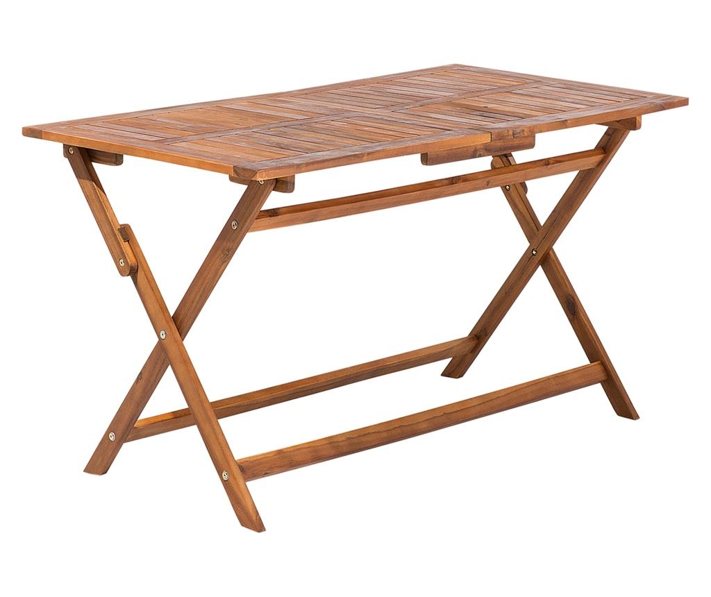 Kerti asztal CENTO 140 cm 75 cm Akácfa Barna - 2