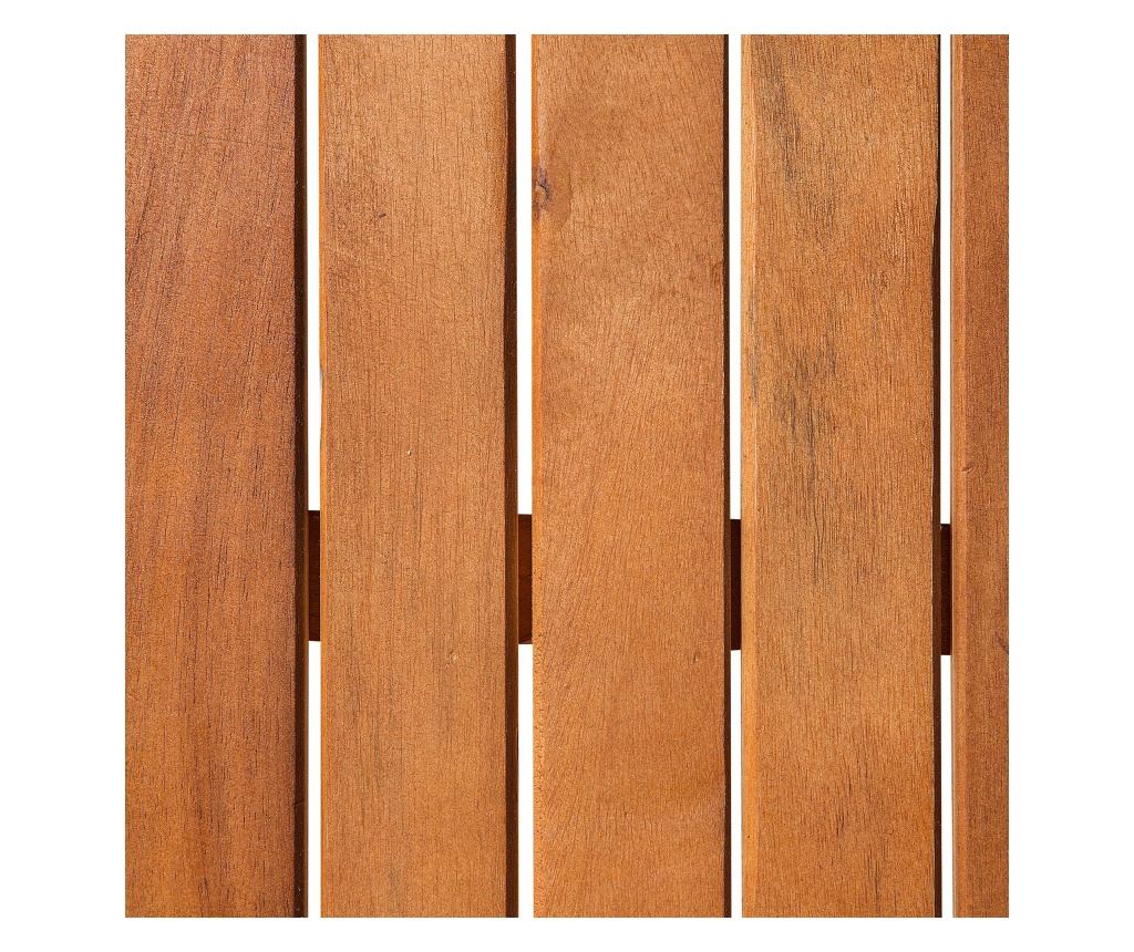 Kerti asztal CENTO 140 cm 75 cm Akácfa Barna - 7