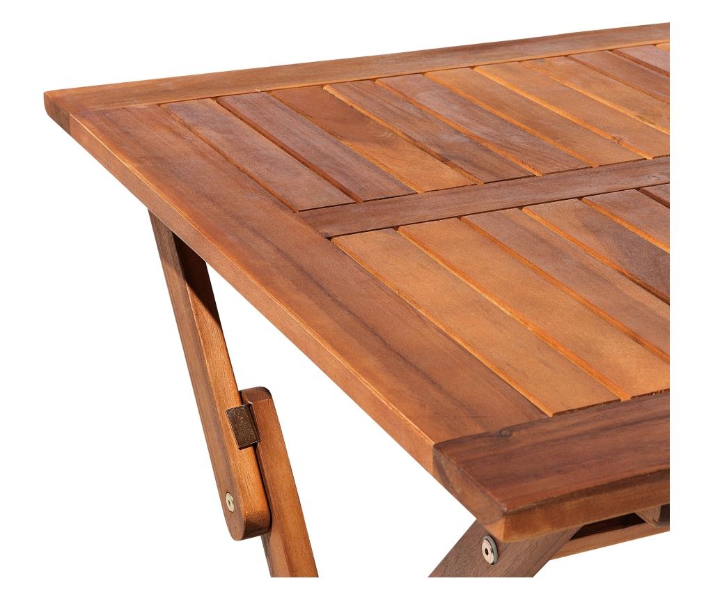 Kerti asztal CENTO 140 cm 75 cm Akácfa Barna - 8