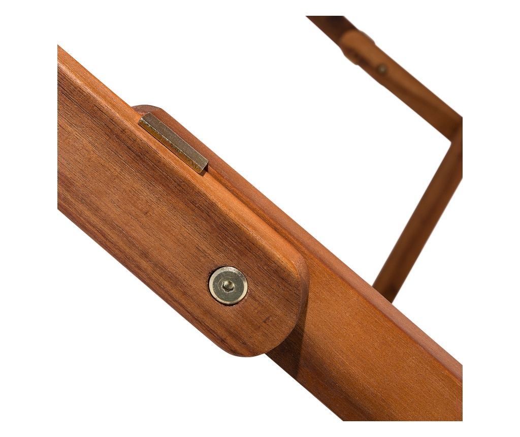 Kerti asztal CENTO 140 cm 75 cm Akácfa Barna - 10