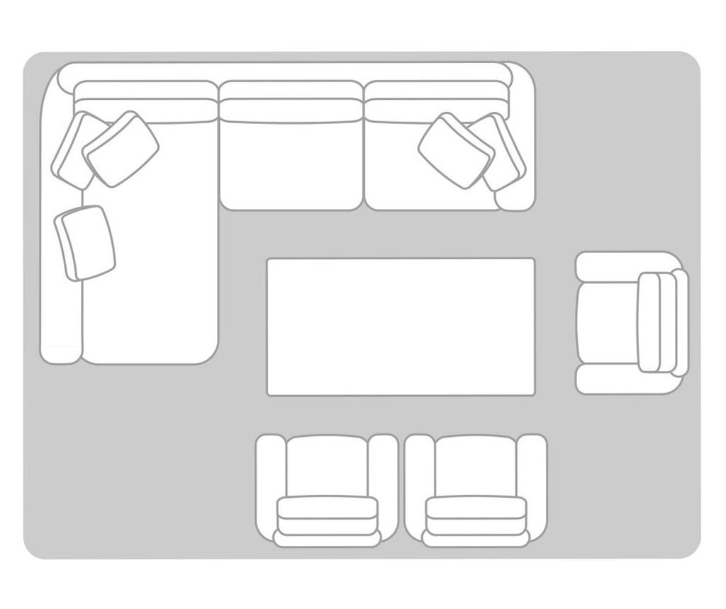 Szőnyeg FEHIMLI Fekete 80 x 150 cm Bőr - 3