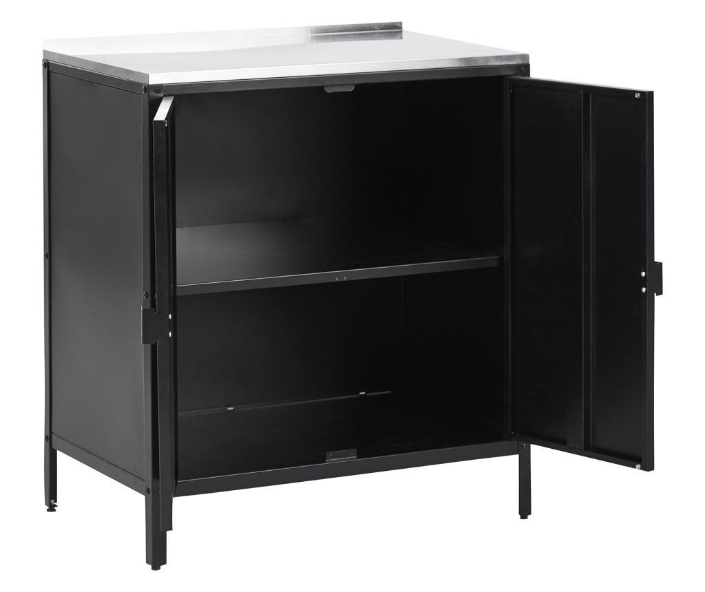 Kültéri konyhaszekrény VILAMA Fém Fekete - 4
