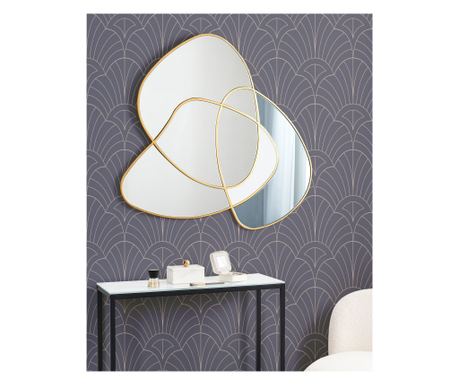 Oglindă de perete TAILLY 99 cm 89 cm Auriu