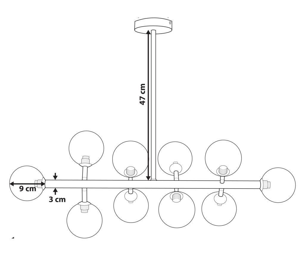 Függőlámpa RAMIS Fém Ezüst - 3
