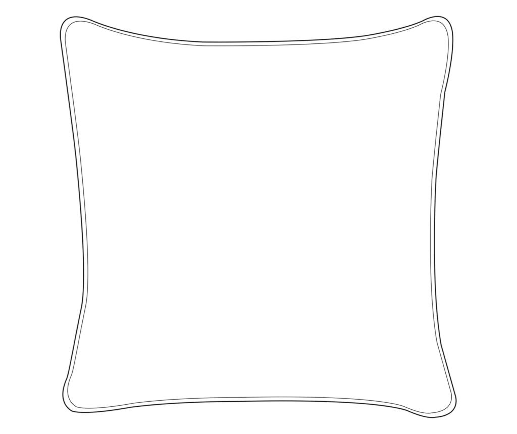 Díszpárna CERCIS Pamut 45 x 45 cm Bézs Geometrikus mintás - 3