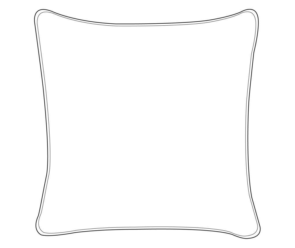 2 db díszpárna TWEEDIA Pamut 45 x 45 cm Fehér - 3