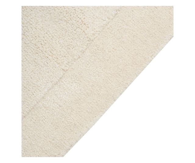 BERANI Light Beige Viscose Rug 80 x 250 cm