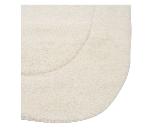 BERANI Light Beige Viscose Rug 80 x 250 cm