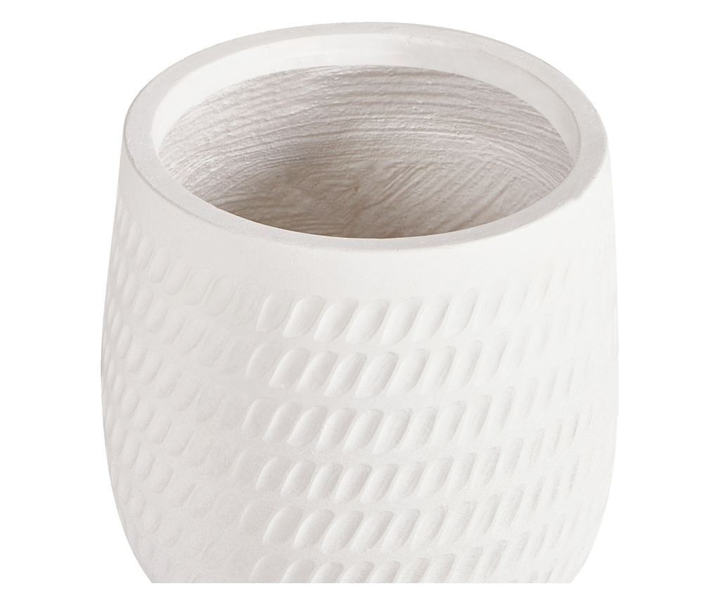Virágcserép LIVADIA 19 cm Törtfehér - 4