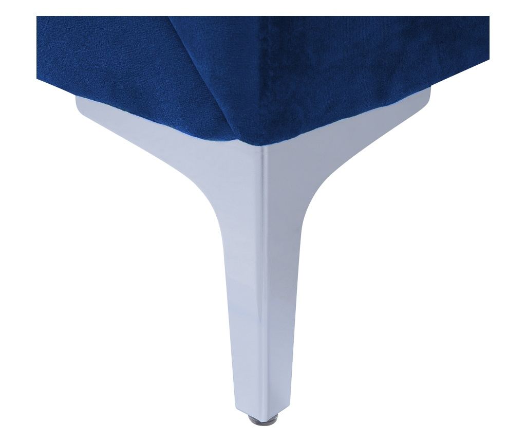 Kanapé 2 személyes FENES Bársony Tengerészkék - 7