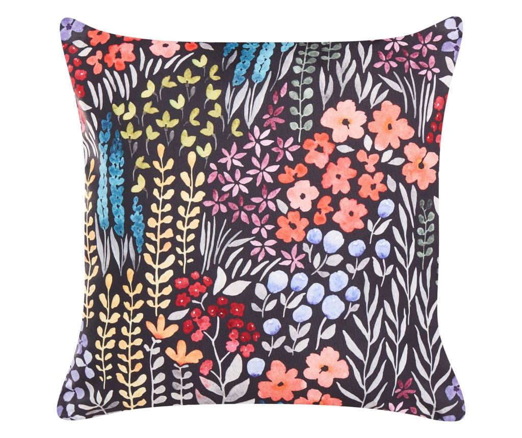Kültéri díszpárna kétdarabos szettben CASTELARO Virágmintás 45 x 45 cm Színes - 4