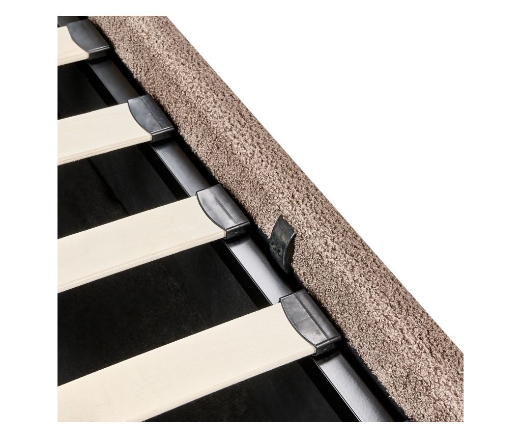 Ágyneműtartós ágy Buklé BOUSSE 140 x 200 cm Tópszín - 2